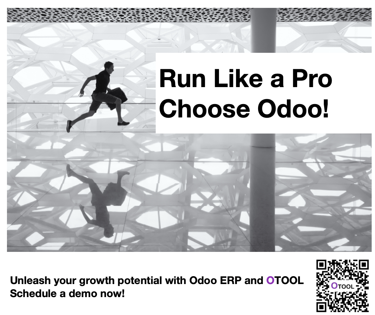 Run Like. a Pro, Choose Odoo!