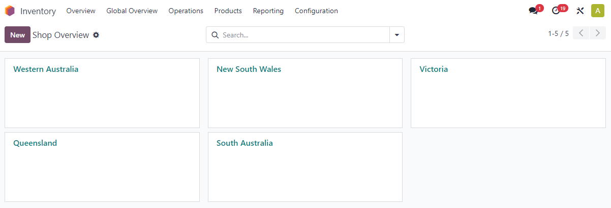 Odoo Inventory